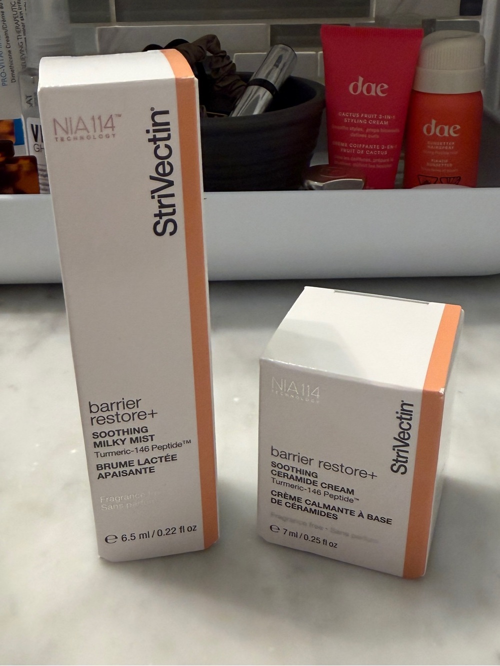 StriVectin Barrier Restore+ Soothing Milky Mist & Ceramide Cream Samples